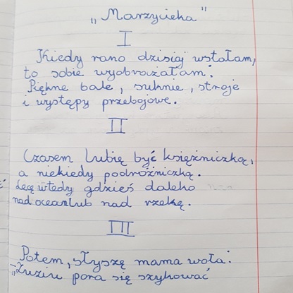 Poezja klasy 3