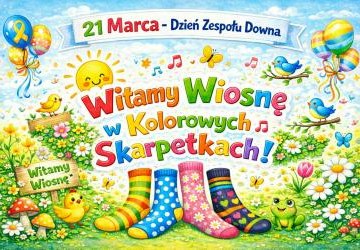 Przywitanie wiosny w kolorowych skarpetkach!